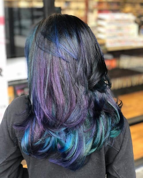 23 Incredible Examples of Blue and Purple Hair Colors