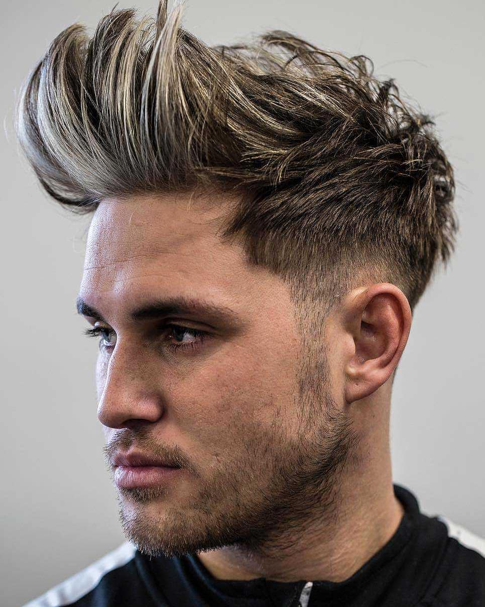 15 Lit Faux Hawk Fade Haircuts for Guys