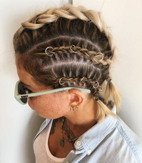 33 Cutest Braids For Short Hair Girls