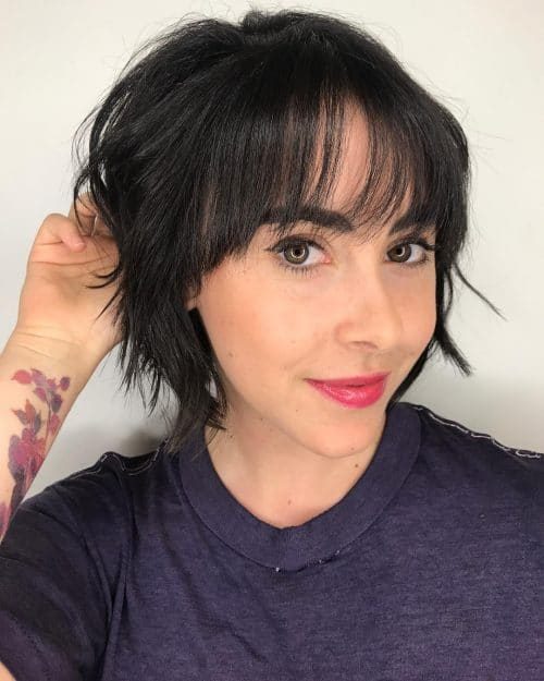 23 Short Hair With Bangs Trending Right Now