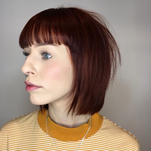 15 Hottest Short Bob Haircuts with Bangs