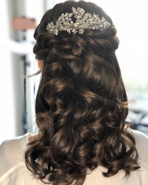 27 Prettiest Half Up Half Down Prom Hairstyles