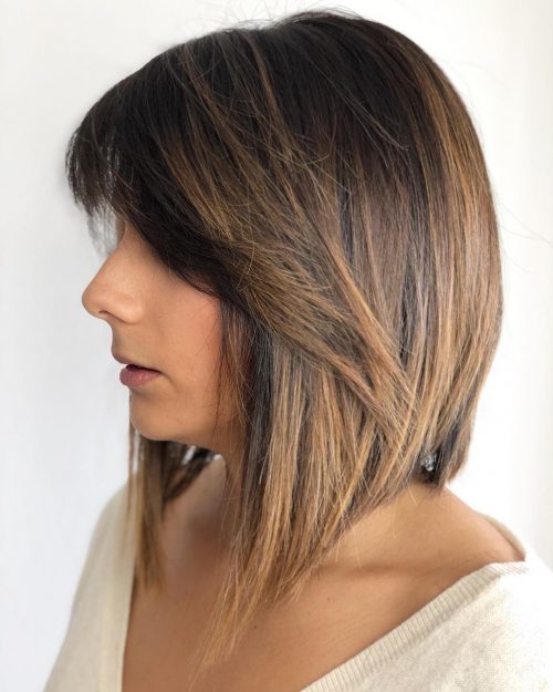 18 Trending Long Angled Bob Haircuts