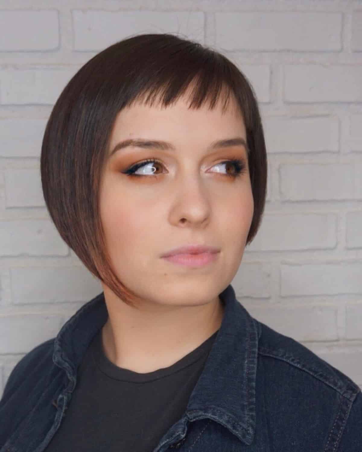 20 Asymmetrical Bob with Bangs That Are Stylishly Edgy
