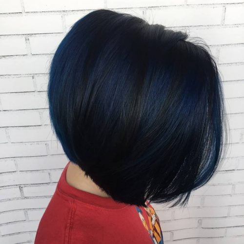 19 Coolest Blue Black Hair Shades