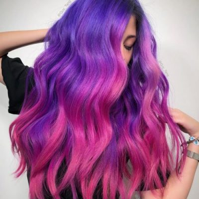 24 Incredible Galaxy Hair Color Ideas