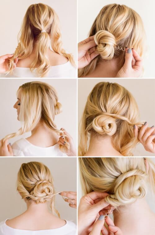 16 Cute &#038; Easy Bun Hairstyles to Try This Year