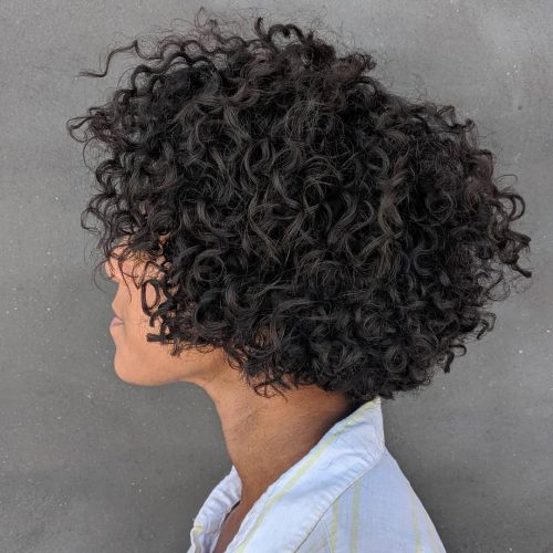 12 Cutest Short Curly Bobs for Curly Hair Girls