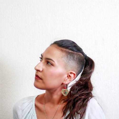14 Edgy Long Hair with Shaved Sides Undercuts for Women