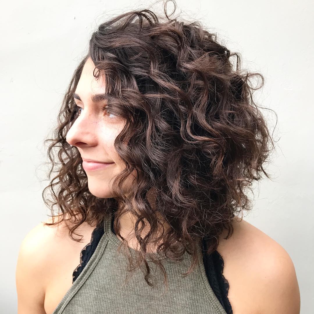 The 32 Best Shoulder Length Curly Hair Styles and Cuts