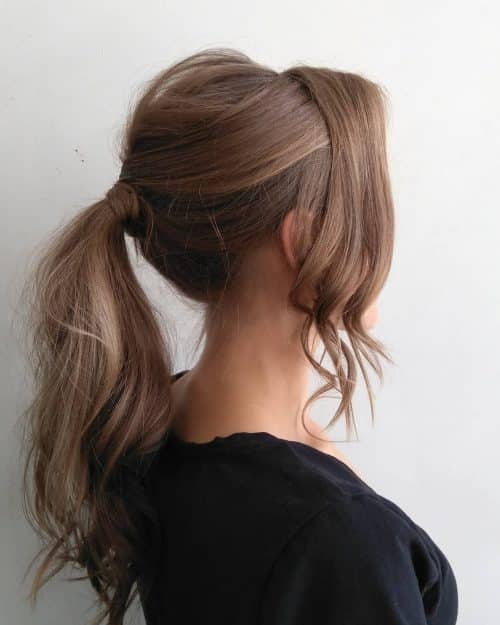 15 Cutest Examples of a Ponytail with Bangs