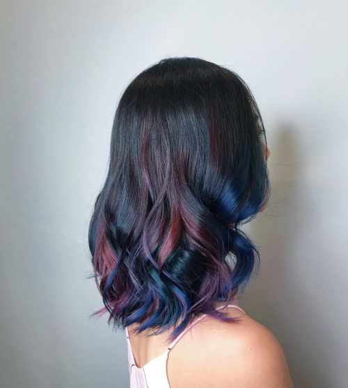 23 Incredible Examples of Blue and Purple Hair Colors