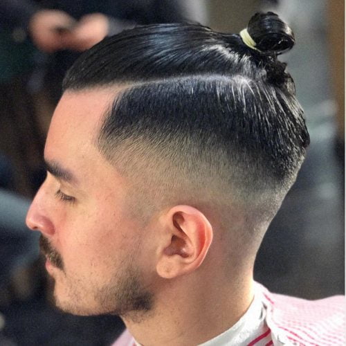 11 Awesome Man Bun Hairstyles With a Fade