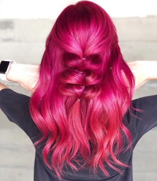 17 Greatest Red Violet Hair Color Ideas Trending in 2021