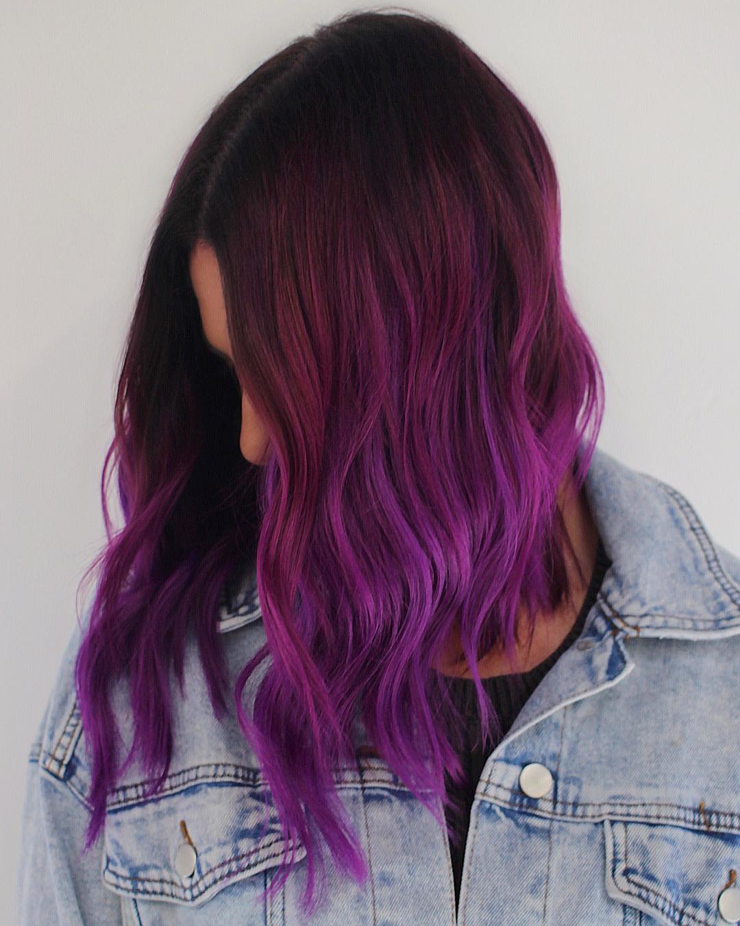 23 Dark Purple Hair Color Ideas for Women Trending in 2021