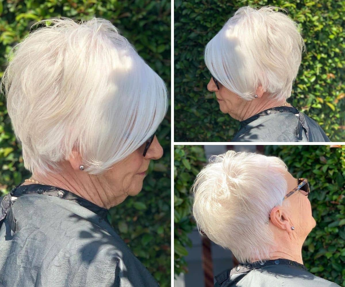 25 Asymmetrical Haircuts for Women Over 60 with Sassy Personalities