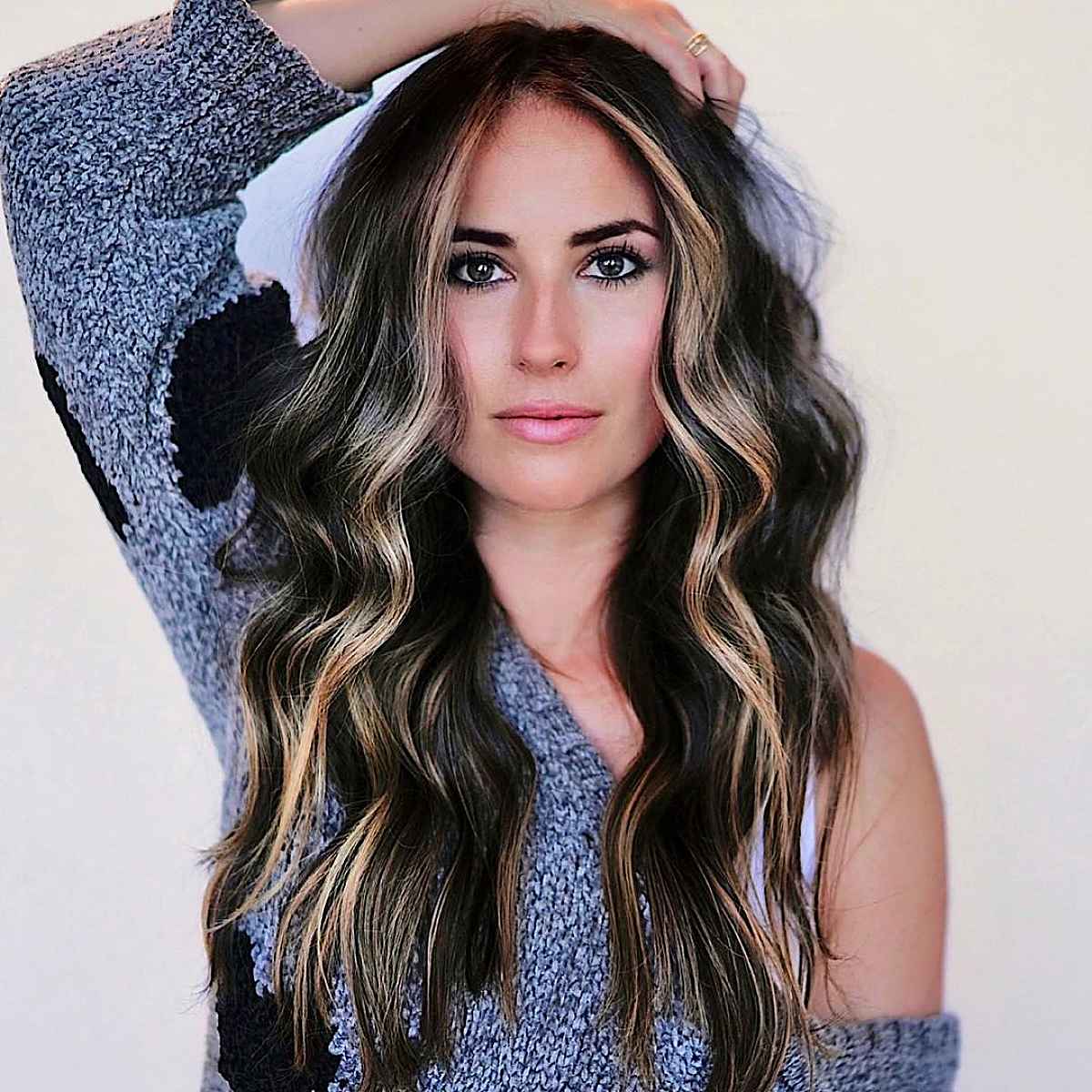 Top 25 Black Hair with Blonde Highlights Ideas in 2021