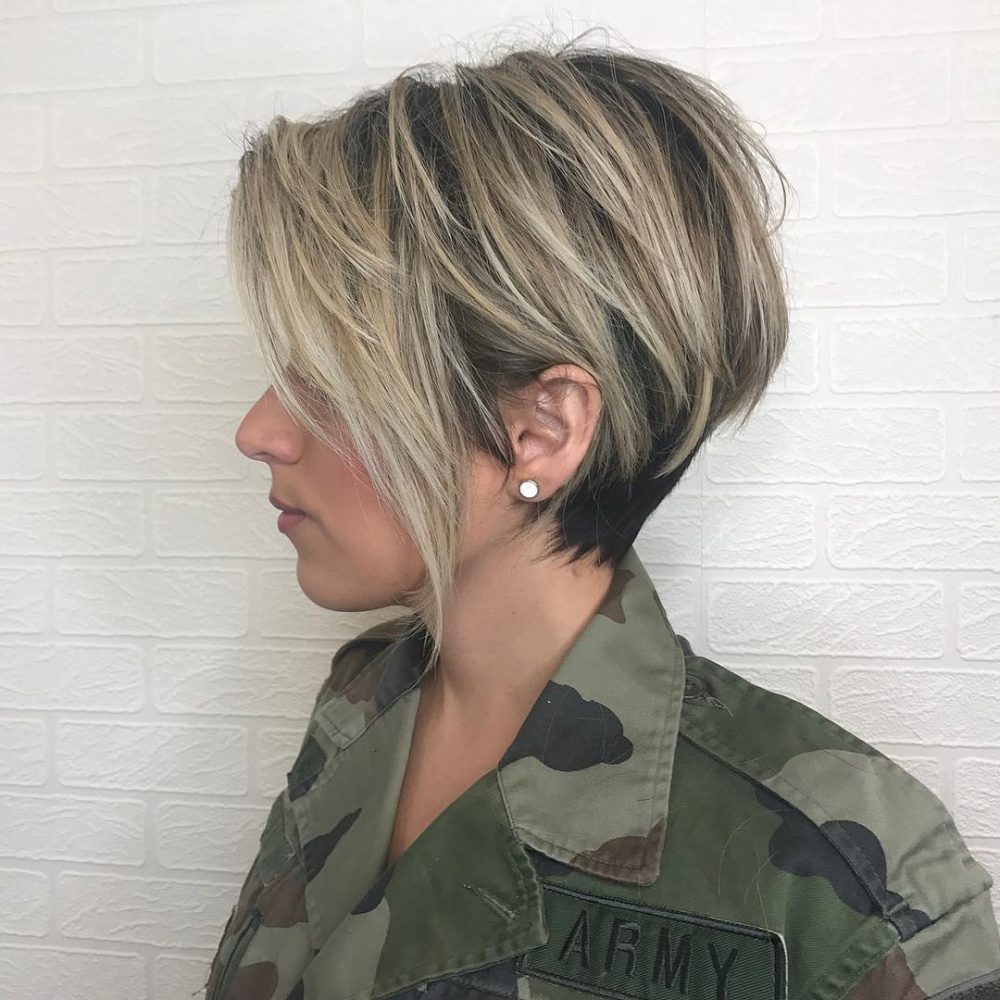 Top 25 Black Hair with Blonde Highlights Ideas in 2021