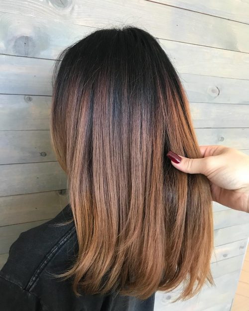 These 20 Black Ombre Hair Colors are Tending in 2021