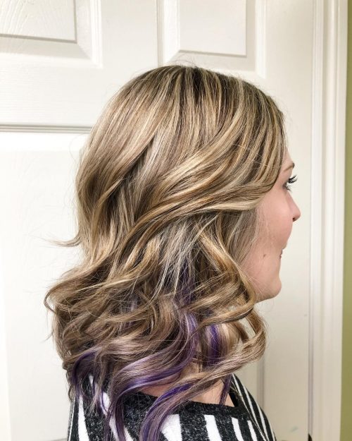24 Purple Highlights Trending in 2021 to Show Your Colorist