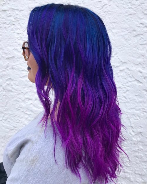 22 Stunning Purple Ombre Hair Color Ideas for 2021