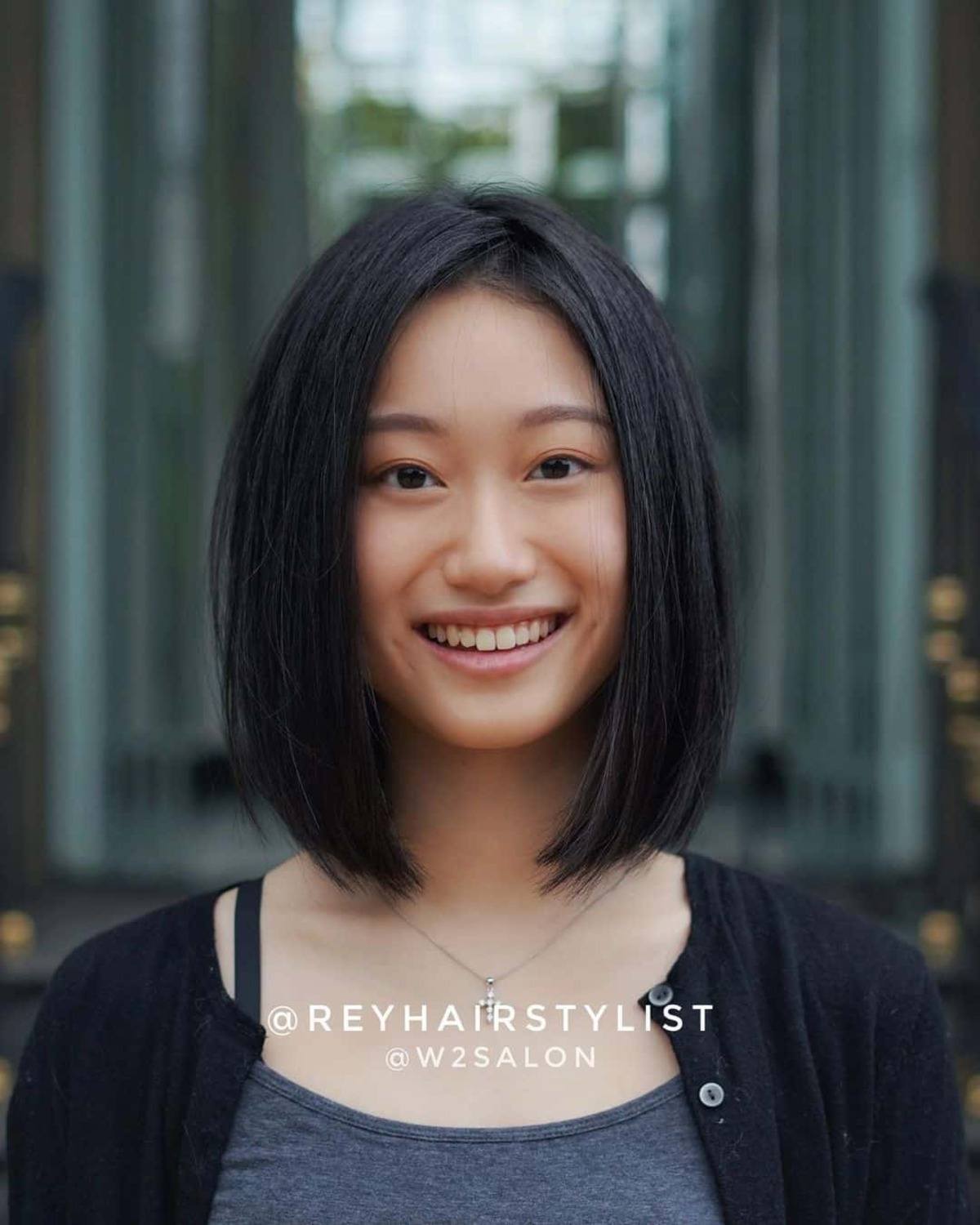 24 Trendiest Long Blunt Bob Haircuts for a Sleek New &#8220;Blunt Lob&#8221;