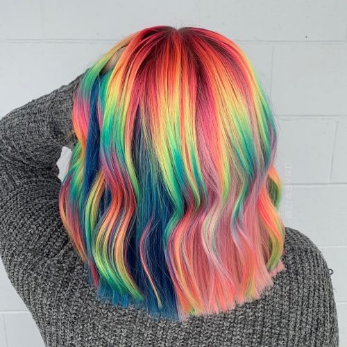 33 Photos of Rainbow Hair Ideas to Consider for 2021