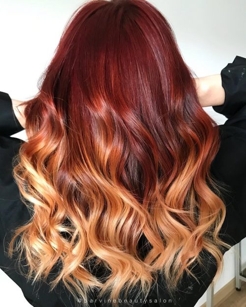 25 Red and Blonde Hair Color Ideas for Fiery Ladies