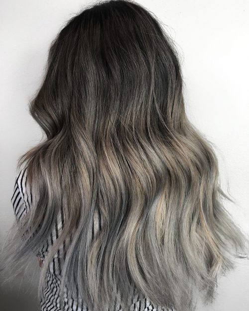 The Grey Ombre Hair Trend of 2021: 14 Hottest Examples