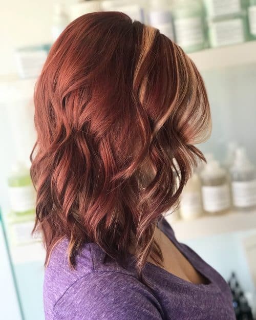 20 Hottest Red Hair with Blonde Highlights for 2021