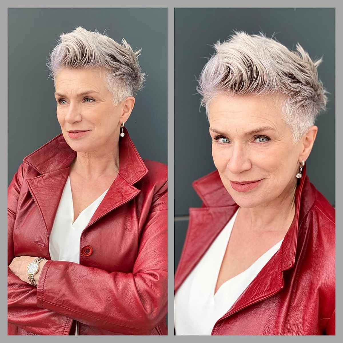 26 Short Spiky Haircuts for Women Over 60 with Sass
