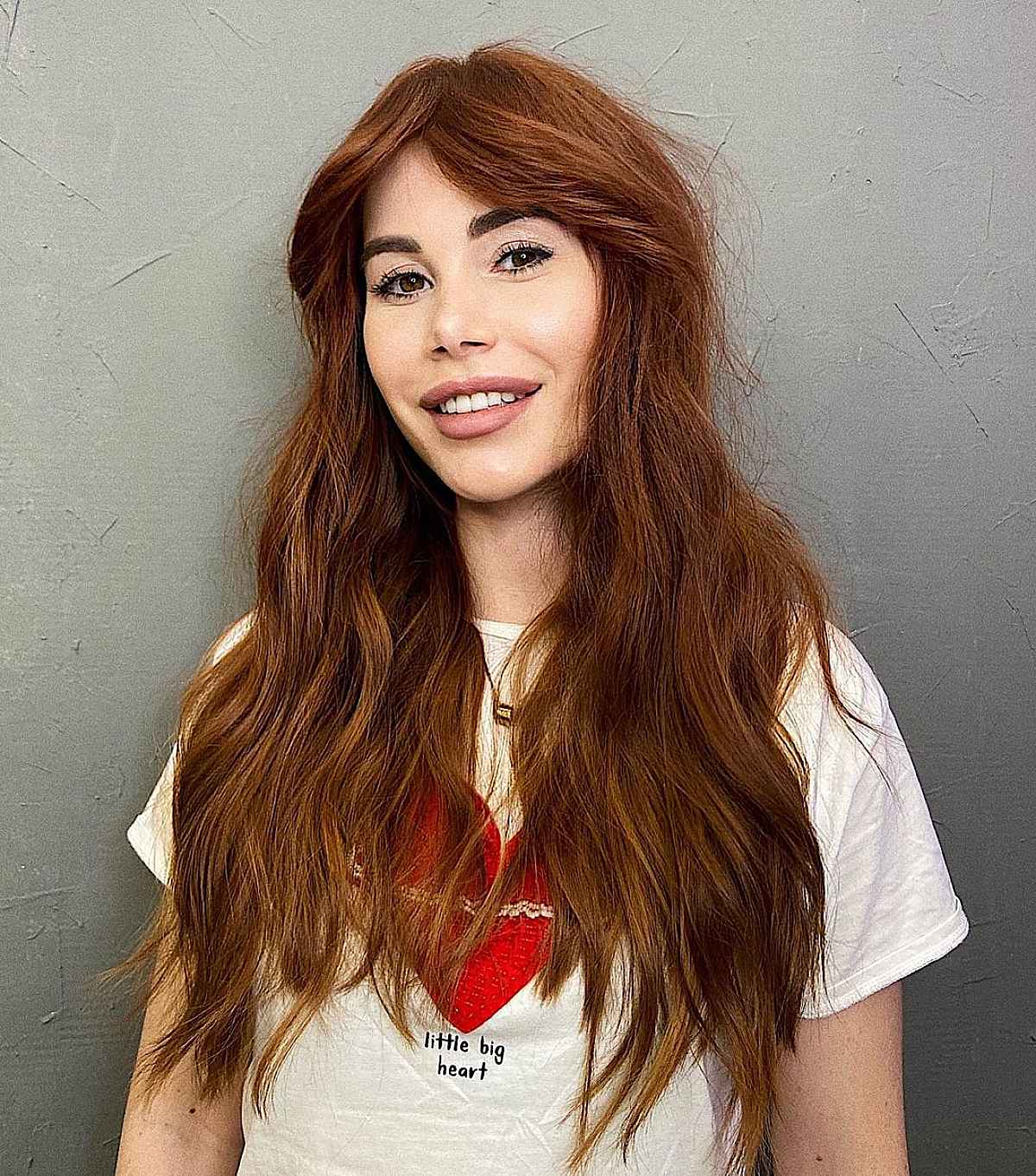26 Face-Framing Layered Hair with Curtain Bangs Hairstyle Ideas