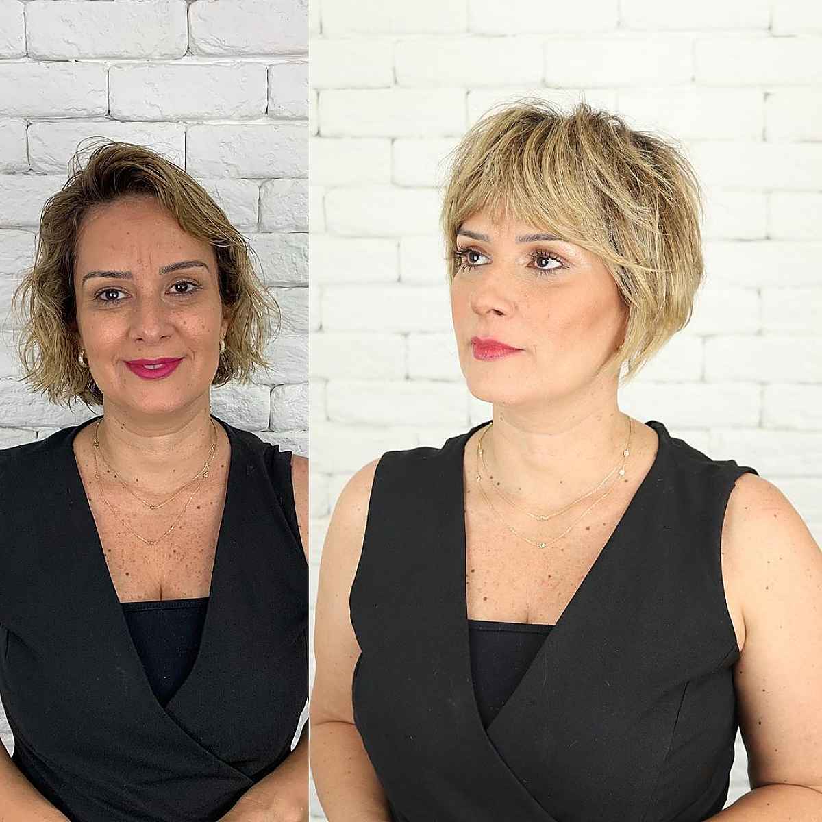 26 Face-Framing Layered Hair with Curtain Bangs Hairstyle Ideas
