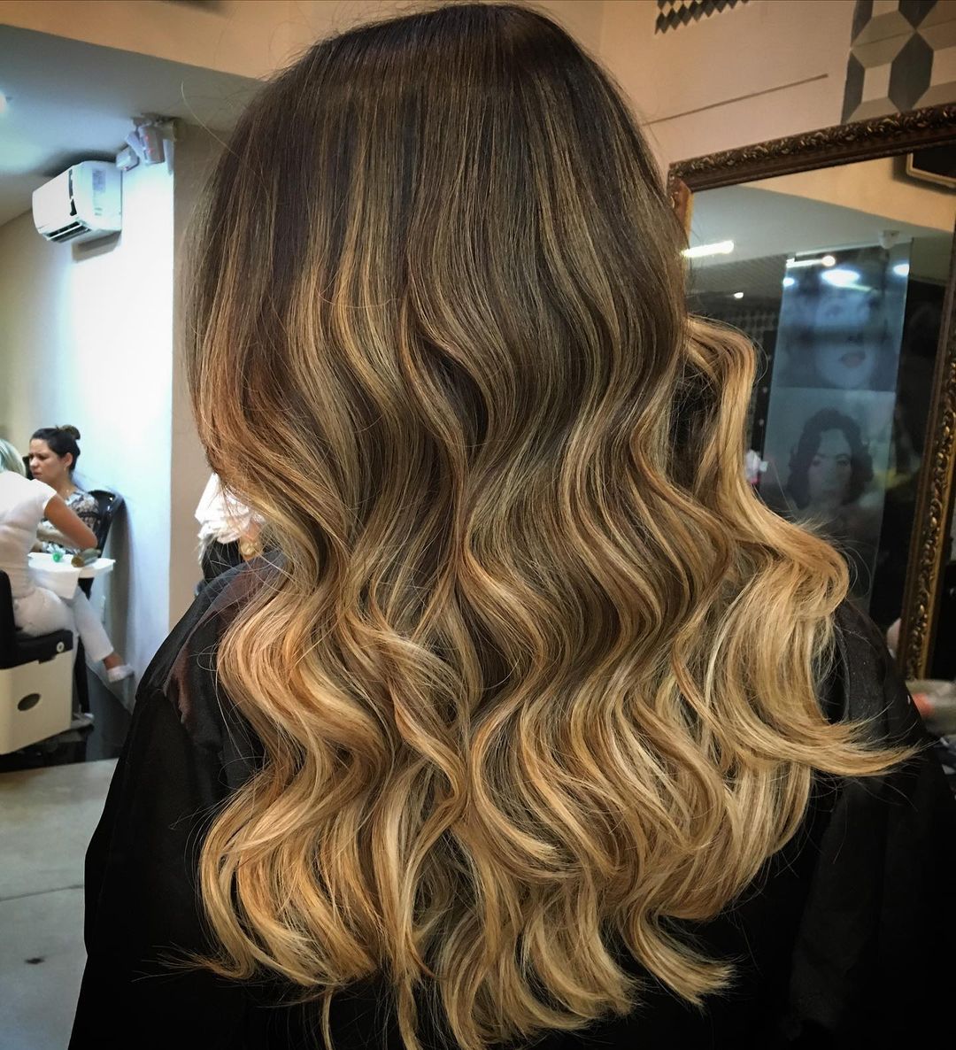 Found: 33 Prettiest Ways to Have Dark Hair with Blonde Highlights