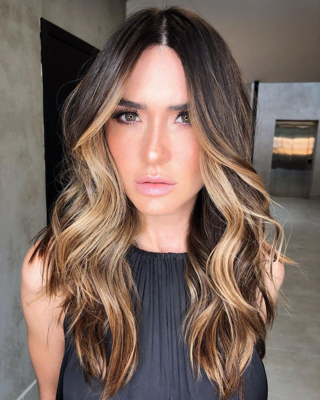 Found: 33 Prettiest Ways to Have Dark Hair with Blonde Highlights