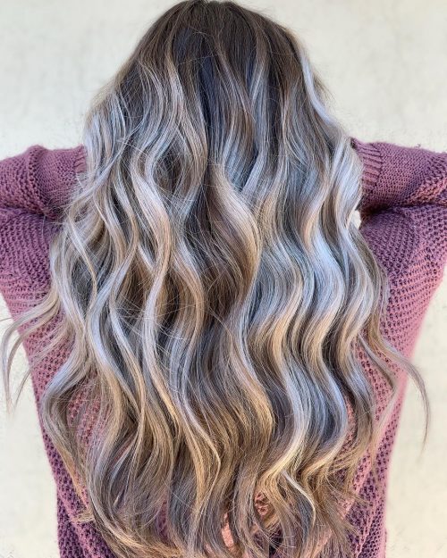 Found: 33 Prettiest Ways to Have Dark Hair with Blonde Highlights
