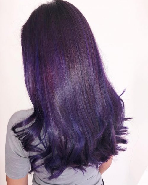 24 Purple Highlights Trending in 2021 to Show Your Colorist