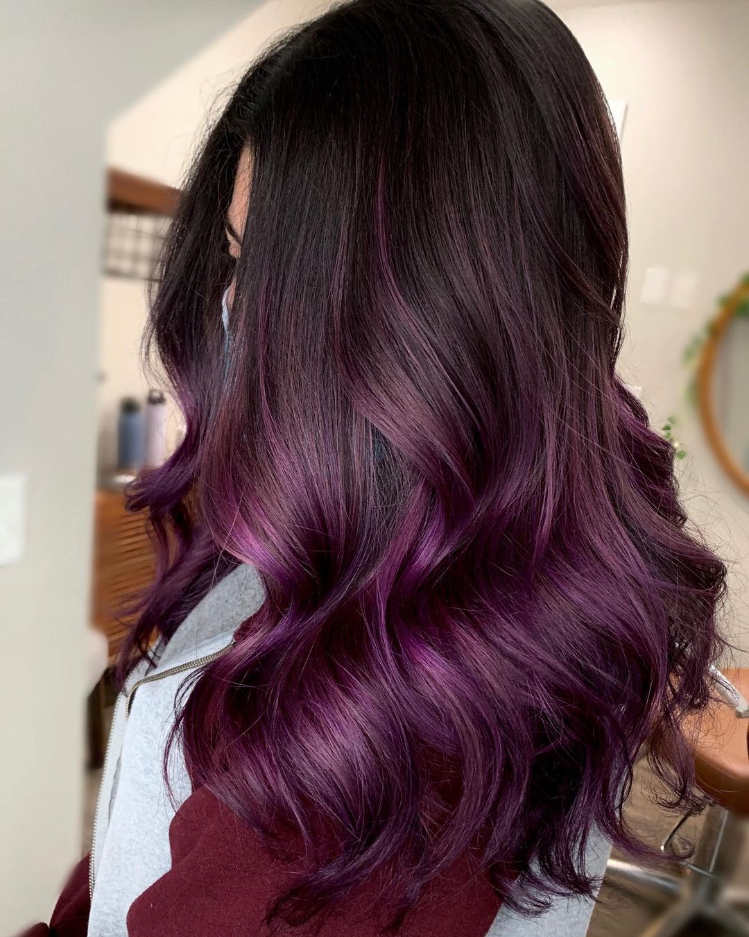 23 Dark Purple Hair Color Ideas for Women Trending in 2021