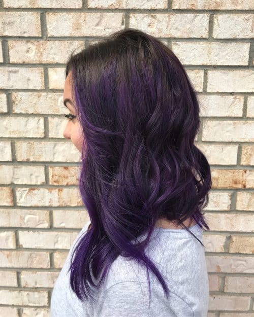 24 Purple Highlights Trending in 2021 to Show Your Colorist