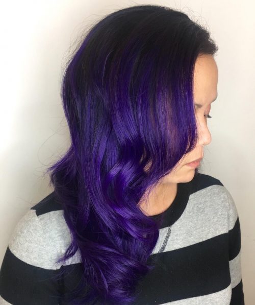 22 Stunning Purple Ombre Hair Color Ideas for 2021