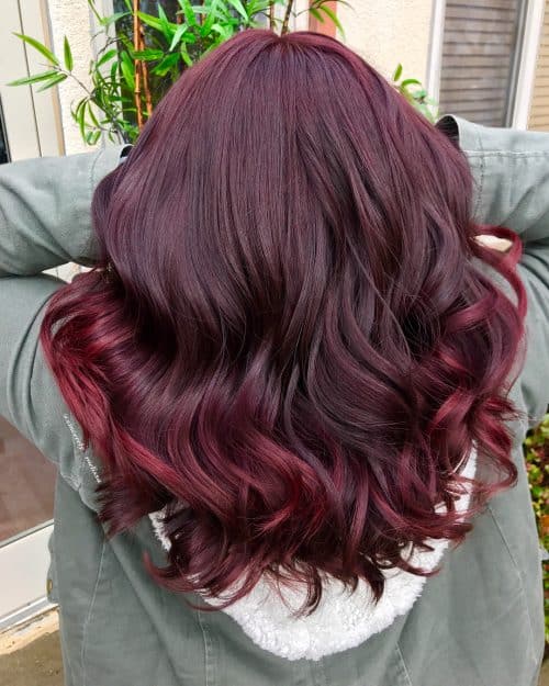 17 Greatest Red Violet Hair Color Ideas Trending in 2021