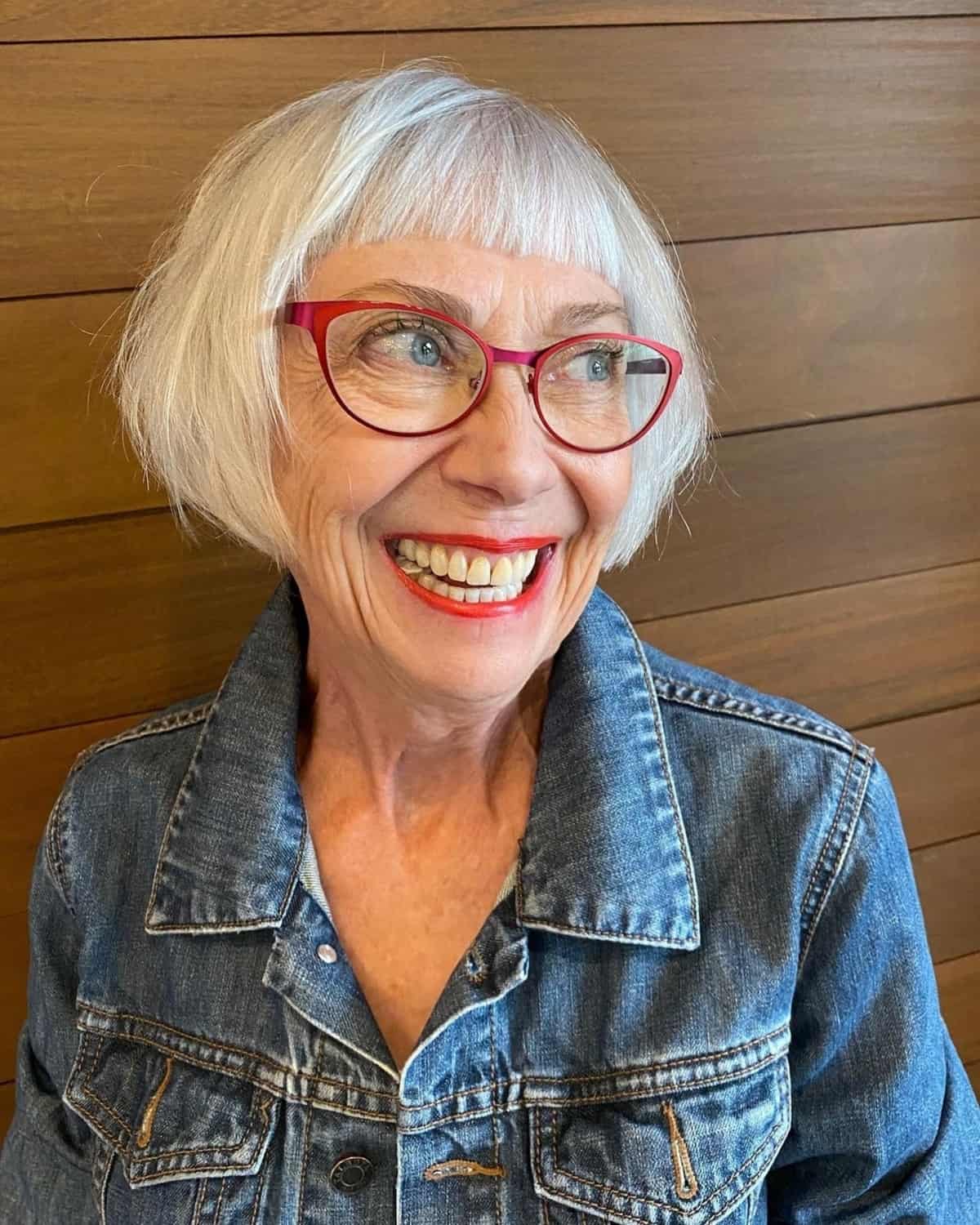 26 Ultra-Flattering Hairstyles for Women Over 70 with Glasses