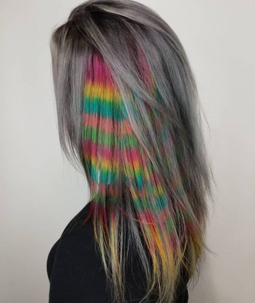 33 Photos of Rainbow Hair Ideas to Consider for 2021