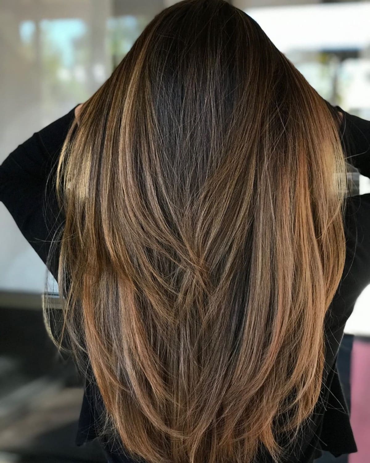 23 Ways to Get Brown Highlights on Black Hair for Stunning Dimension