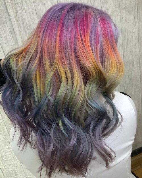 33 Photos of Rainbow Hair Ideas to Consider for 2021