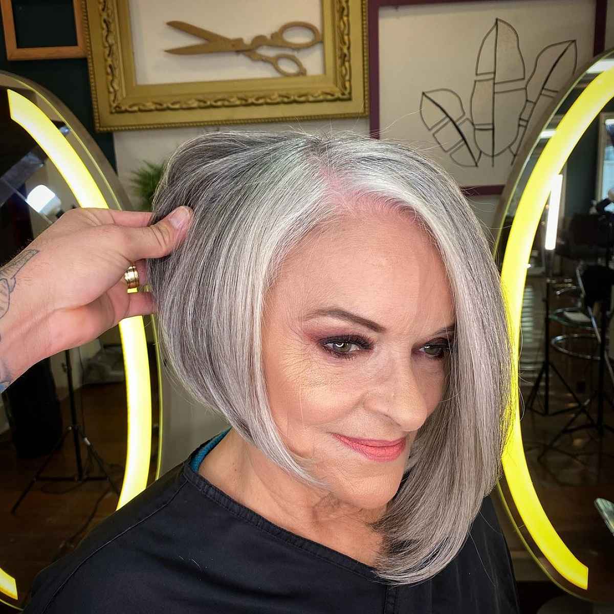 26 Low-Maintenance Bob Haircuts for Women Over 60 with Style