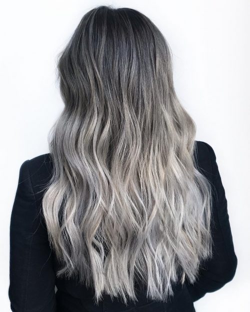 The Grey Ombre Hair Trend of 2021: 14 Hottest Examples