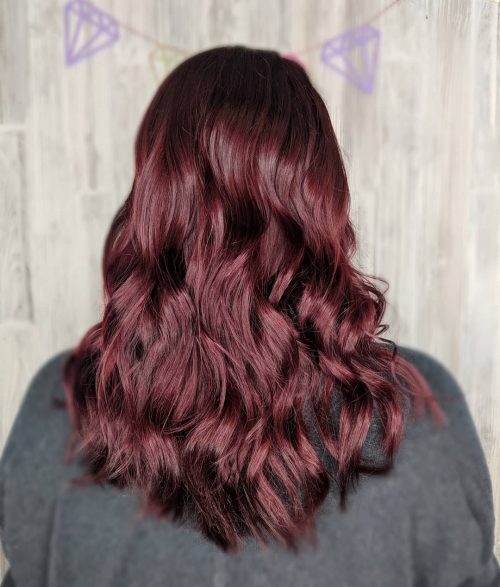 17 Greatest Red Violet Hair Color Ideas Trending in 2021