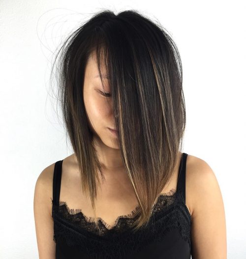 Top 25 Black Hair with Blonde Highlights Ideas in 2021