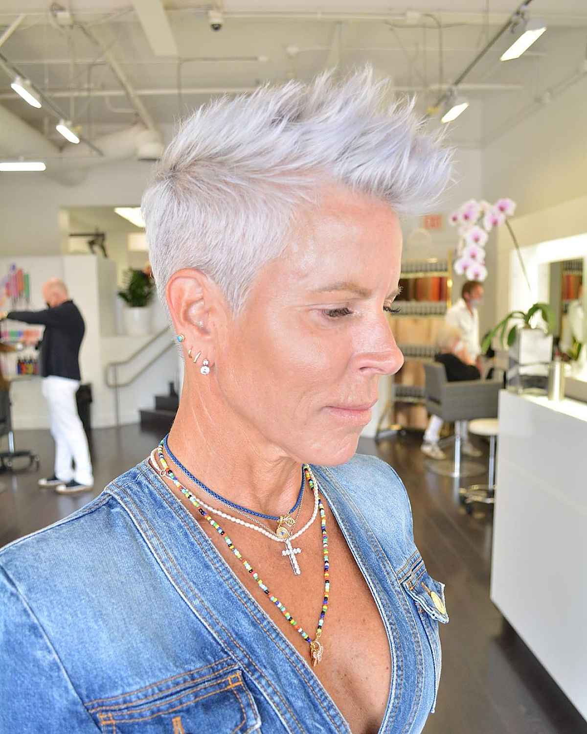 26 Short Spiky Haircuts for Women Over 60 with Sass